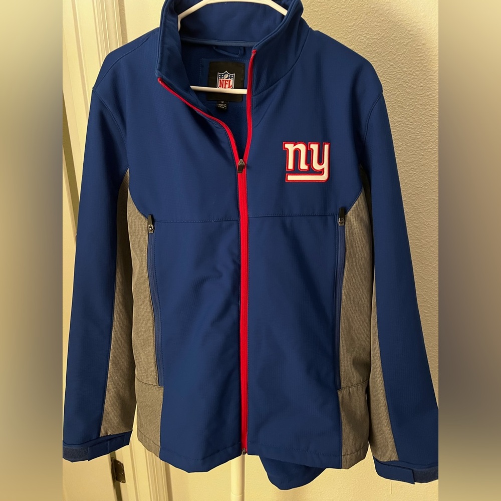 NFL Blue NY Giants Jacket with Logo NWOT